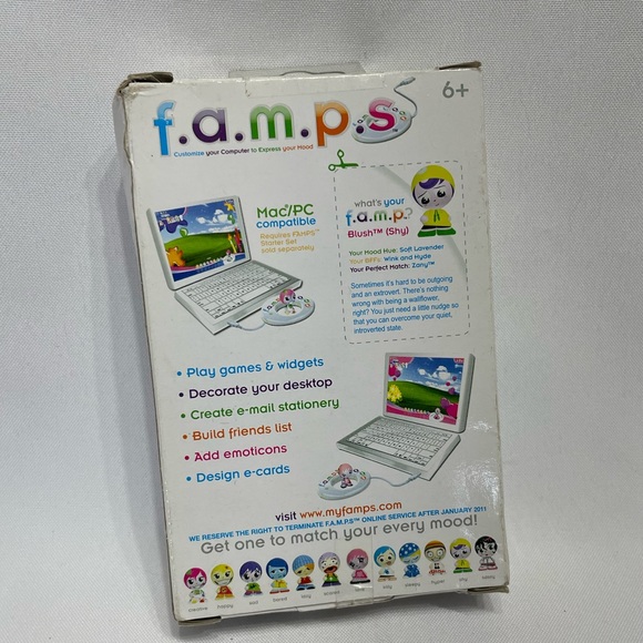 Famps Toy Digital Toy ‘Blush’ Shy Character NEW in Box! - Picture 4 of 5